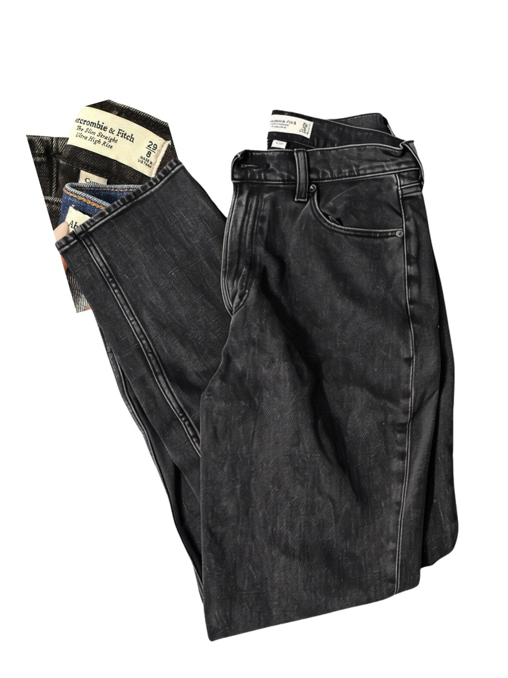 Abercrombie & Fitch Slim Straight Ultra High Rise Curve Love l Size 8/29R